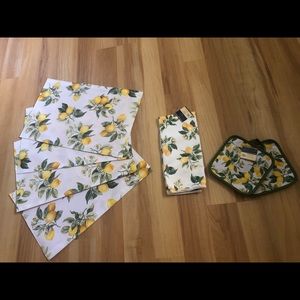 Farmhouse Lemon Decor Kitchen Set